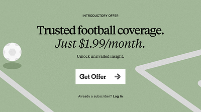 Paywall Illustration/Design for The Athletic epl football illustration soccer visual design