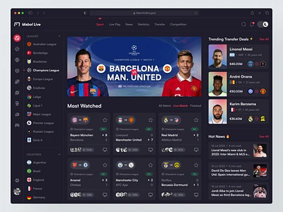 Mabol Live - Sports Live Scores basketball bet betting dashboard fifa football football app football club live livescore match premier league product design soccer sports sports app ui uidesign ux volleyball