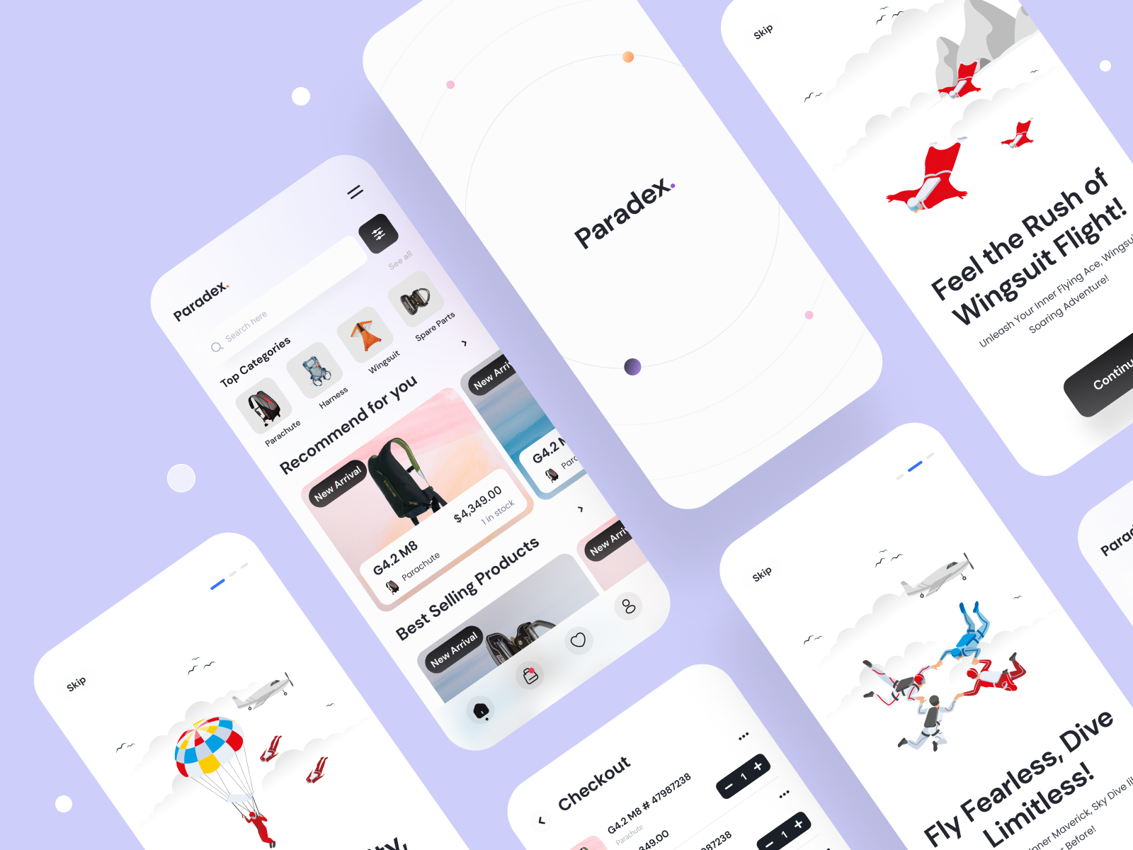 Example of Custom Mobile App UI/UX Design 📱✨