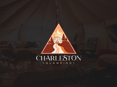 Glamping logotype adobe illustrator adobe photoshop design graphic design illustration logo logotype vector