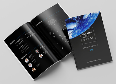 Samsung CEO Summit branding graphic design logo
