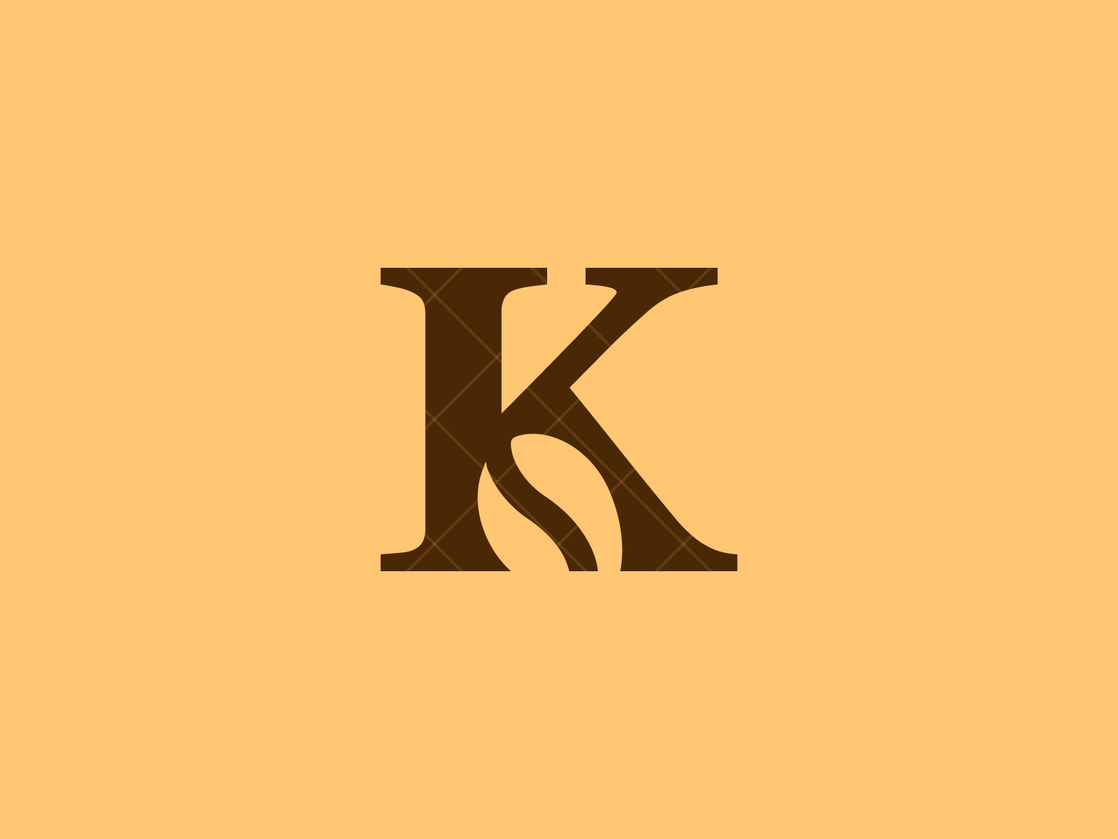 Letter K Coffee Bean Logo By Sabuj Ali On Dribbble