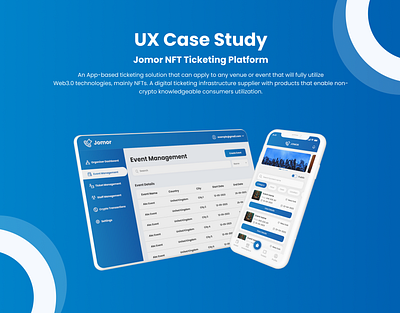 NFT Event ticketing platform web and mobile application cover page cryptocurency dashboard graphic design mobile app mobile ui nft nft app nft event nft website ticketing app ui uiux