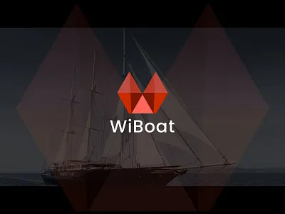 WiBoat Logo | letter w & Boat boat logo branding colourful logo creative logo design graphic design iconic logo illustration letter mark logo logo design mark logo minimal logo modern logo popular logo red colour logo sail logo vector visual identtity logo w letter logo
