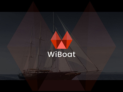 WiBoat Logo | letter w & Boat boat logo branding colourful logo creative logo design graphic design iconic logo illustration letter mark logo logo design mark logo minimal logo modern logo popular logo red colour logo sail logo vector visual identtity logo w letter logo