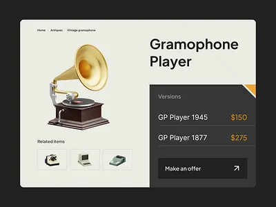 Retro Electronic Pawnshop - 3D Icons 3d 3d icons 3d illustration illustration product details web design