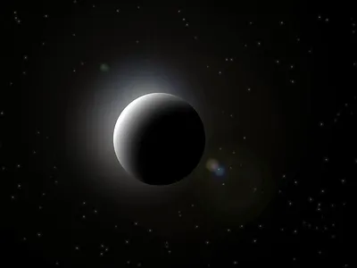 Planets in Galaxy 2d animation background galaxy lens motion graphics planets scene space vector