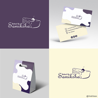 Cake Shop Logo Design branding graphic design illustrator logo design