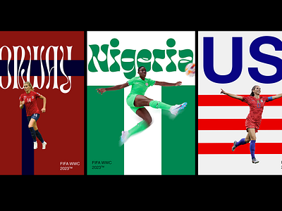 Fifa WWC'23 design graphic design identity poster sports