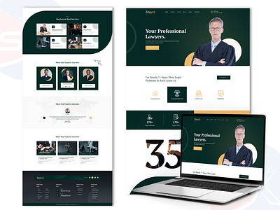 Zeayel-lawyer website template Design agency barnding branding cleaning corporates design graphic design ui ux