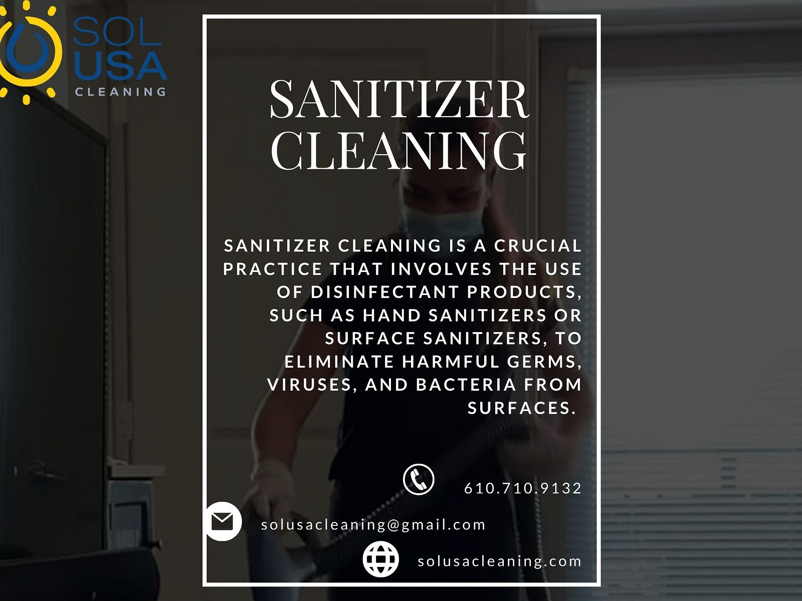 Best Sanitizer Cleaning Services Avail Now by SOL USA Cleaning on