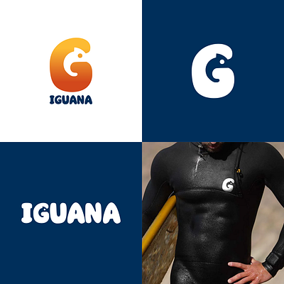 Letter G Lettermark Logo Design branding camaleon design designedbyraihan flat iguana letter g lettermark logo logosbyraihan minimal typography wordmark logo