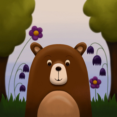 Bear in the woods