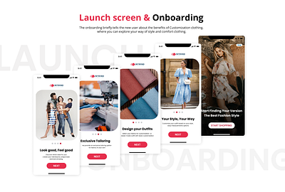 IOS Launch Screen UI Designs app branding design fashion iosapp iosdesigns ui uiuxdesigns fashion