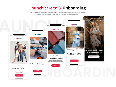 IOS Launch Screen UI Designs app branding design fashion iosapp iosdesigns ui uiuxdesigns fashion