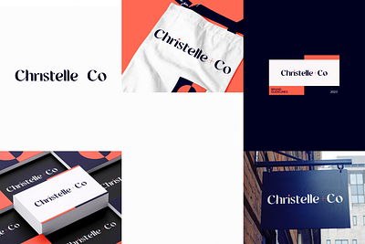 Christelle + Co rebrand artdirection branding creativedirection design logo typography ui
