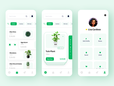 Plant Life App android app application design community design post plant app plant life ui uiux design user experience user interface ux