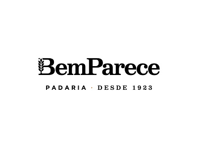 Bem Parece | Bakery Logotype 1923 algarve artesanal bakery black branding bread clean design graphic design logo minimal padaria portugal serif trigo type wheat