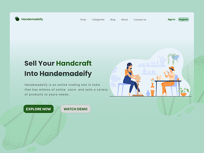 Website|Landing Page branding landingpage ui vector website