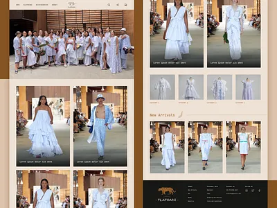 Tlatoani Design page apparel branding design ecommerce fashion graphic design landing page product design ui user experience user interface design ux visual design web design