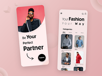 Fashion App Design ui appdesign