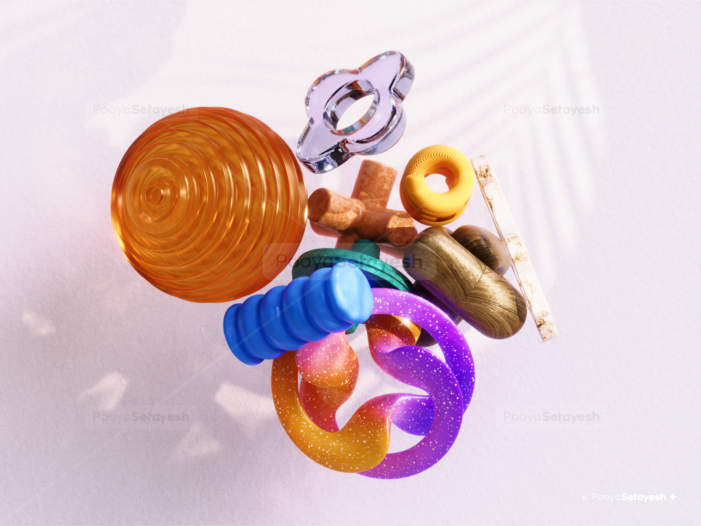 Abstract Colorful Rigid Body 3d 3dart 3dconcept 3ddesign 3dmotion abstract b3d blender c4d glass illustration microsoft microsoftdesign pooya setayesh pooyadesign pooyasetayesh pooyast render rigidbody softbody