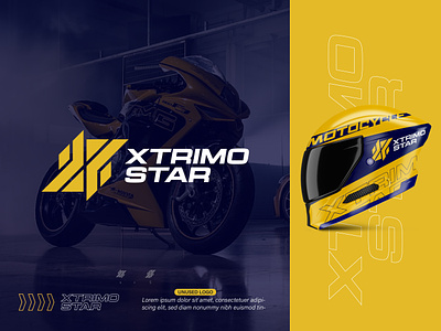 Xtrimo Star - MotoGP Automotive logo brand logo branding branding logo clean logo company logo futuristic logo logo logo folio logo icon logo maker logos minimalist logo modern logo moto bike logo moto racing logo simple logo sports logo trending logo wordmark logo