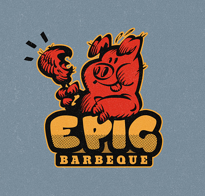 "EPIG" - mascot logo cartoon character comics design graphic design illustration mascot logo vintage