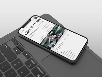 Libhof - Concept Magazin art branding concept creative design designer figma graphic design libhof magazin minimal minimalism mobile site store ui ux web webdesign website