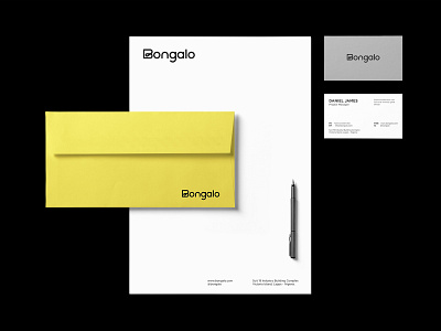 Bongalo brand identity branding business card corporate design download free freebie identity logo mockup mockups psd stationery template typography wayfinding