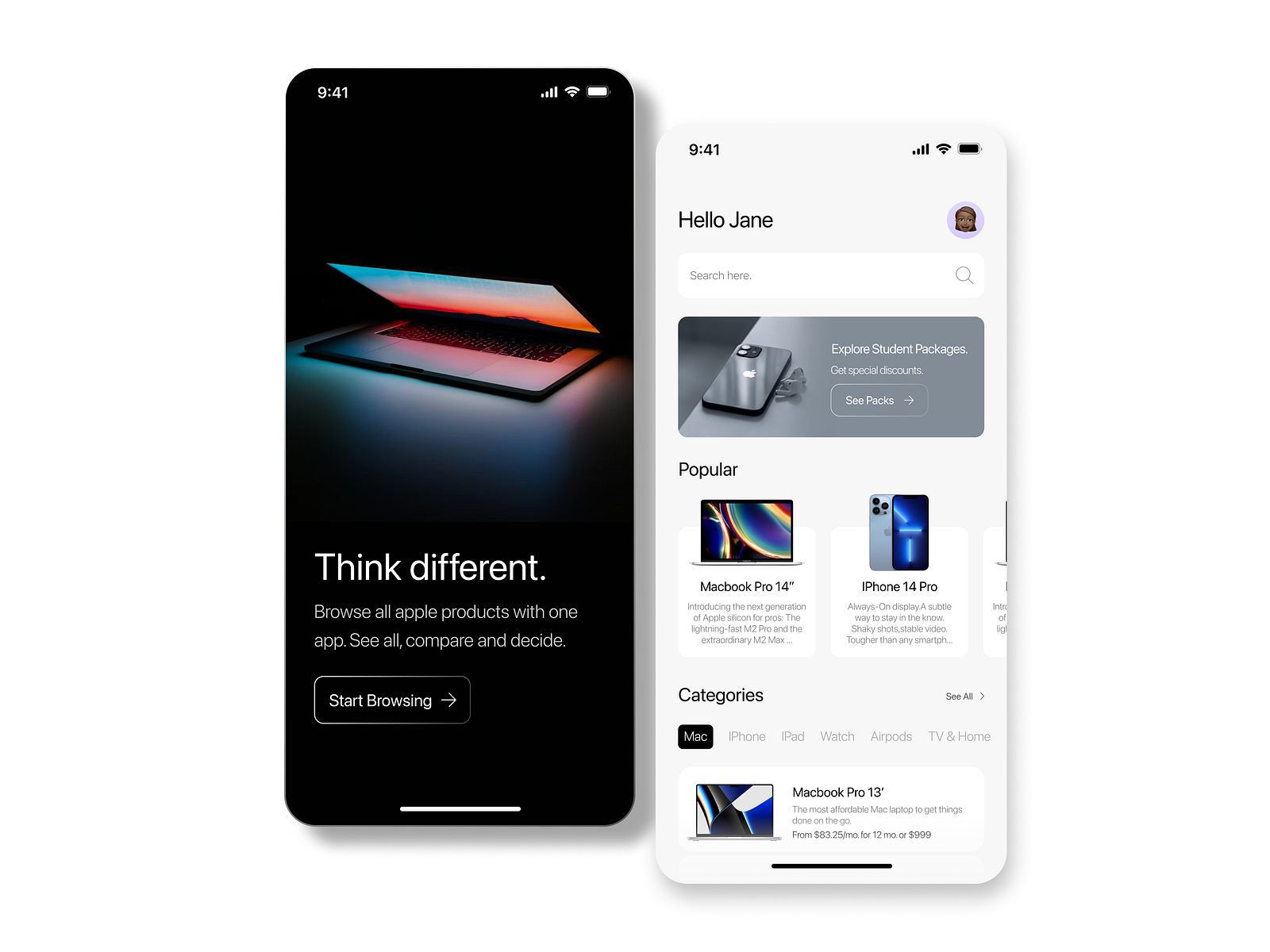 Apple Store Mobile App by Özlem on Dribbble