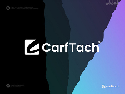 Carf Tach Logo, C Tech Logo, C Letter Logo, C Modern Logo abstract c logo c letter logo c logo c modern c modern logo c symble c tach logo logo c