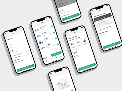 Ordering screens for pharmacy app app cart screen concept design minimalism mobile mobile app ordering page pharmacy product service ui user ux uxui web