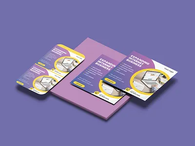 AGENCY POST ads advertising agency banner business corporate creative design graphic marketing modern post professional