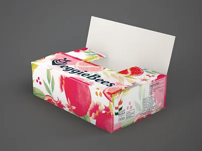 Fruit Packing Box branding fruit packaging graphic design packaging vibrant