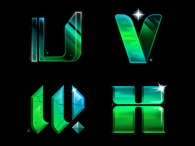 36 Days of Type - U - X 36daysoftype adobe airbrush alien cosmic design ethereal green letter letterform lettering photoshop retro sci fi shape space texture type typography