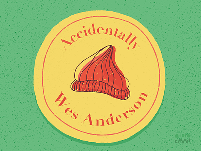 Accidentally Wes Anderson 🟡 accidentallywesanderson airinkloavet animation badge design fun gif green happy hat illustration kingdom logo moonrise motion graphics movie summer texture ui wes anderson