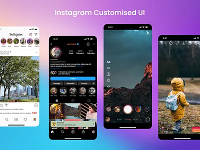 Instagram Customised UI