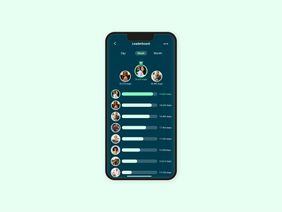 Leaderboard alldo appdesign dailyui design digitaldesign graphic design graphicdesign leaderboard productdesign ui uidesign ux uxdesign visualdesign webdesign