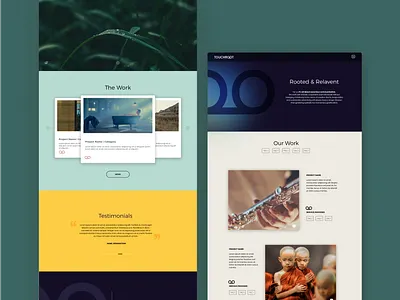 Touchroot branding design logo ui