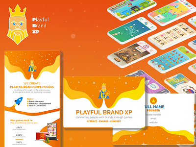Playful Brand XP branding games graphic design mobile games