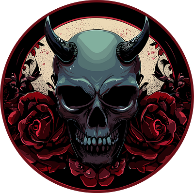 dark skull app branding design graphic design illustration logo typography ui ux vector