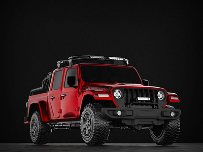 Jeep wrangler 3d 3d art 3d model animation app blender blender3d branding design graphic design hard surface illustration jeep logo modelling select typography ui ux vector