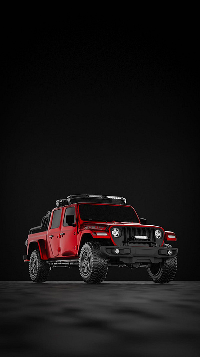 Jeep wrangler 3d 3d art 3d model animation app blender blender3d branding design graphic design hard surface illustration jeep logo modelling select typography ui ux vector
