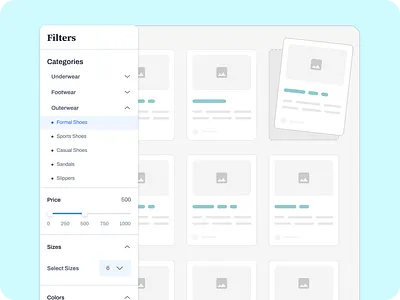 Mastering Filter UI Design: Enhancing User Experience accordion app card design expand figma filter filters guide panel side bar sidebar slider tips tutorial ui ui kit ux