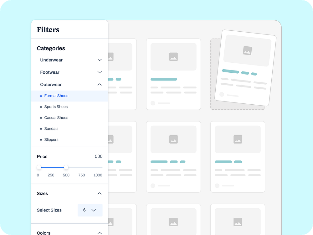 Browse thousands of Filter UI images for design inspiration | Dribbble