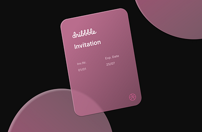 Dribbble invite [ Actual ] 3d design dribbble follower invitation invite shot ui ux