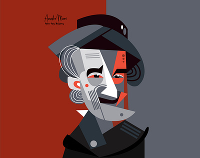 Peter Paul Rubens abstract character character design concept design graphic graphic design illustration illustrator paint painting peter paul rubens