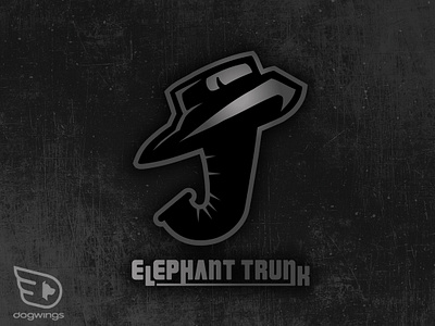 Logo concepts - hat company branding chipdavid dogwings drawing elephant trunk hat icon illustration logo vector wordmark