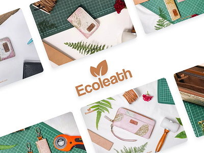 Brand Design | Ecoleath brand branding eco energy environment fashion green logo style sustainability